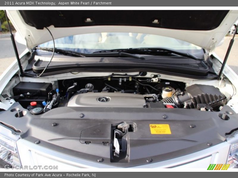 Aspen White Pearl / Parchment 2011 Acura MDX Technology