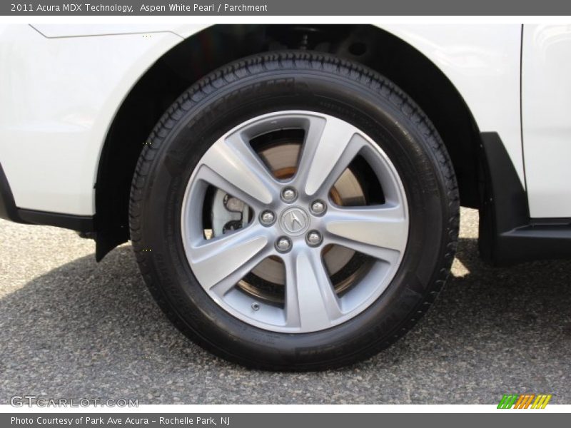 Aspen White Pearl / Parchment 2011 Acura MDX Technology