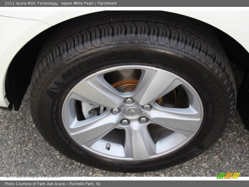 Aspen White Pearl / Parchment 2011 Acura MDX Technology