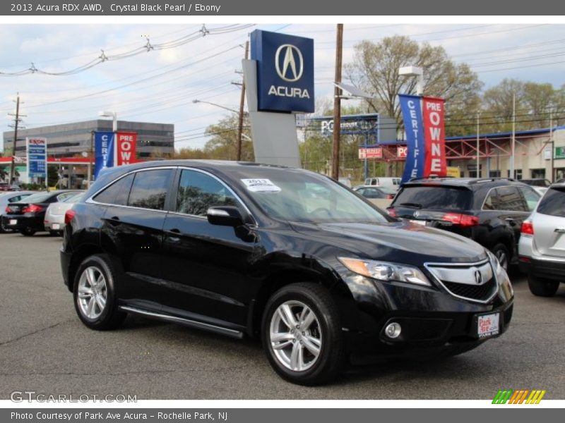Crystal Black Pearl / Ebony 2013 Acura RDX AWD