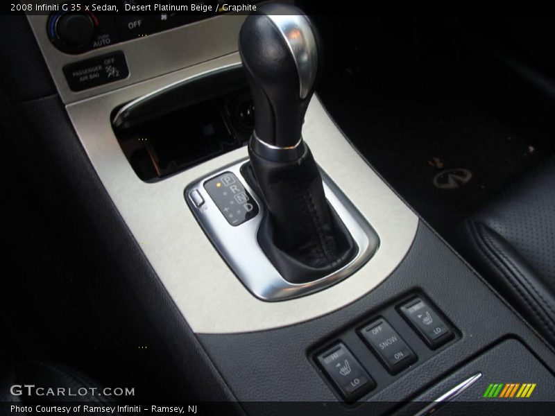 Desert Platinum Beige / Graphite 2008 Infiniti G 35 x Sedan