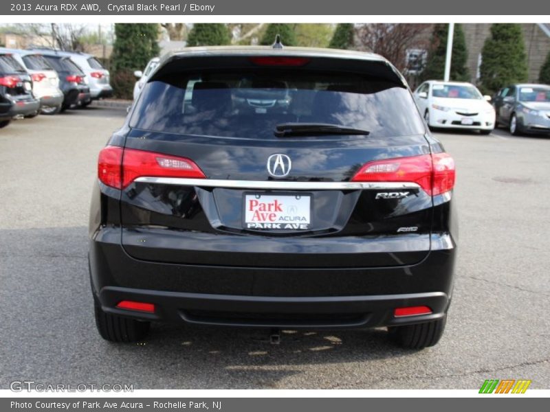 Crystal Black Pearl / Ebony 2013 Acura RDX AWD