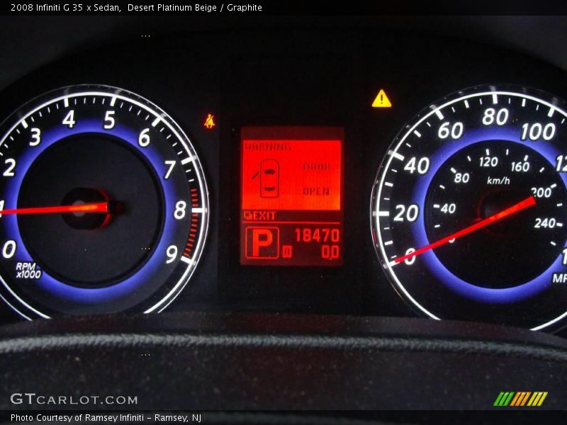 Desert Platinum Beige / Graphite 2008 Infiniti G 35 x Sedan