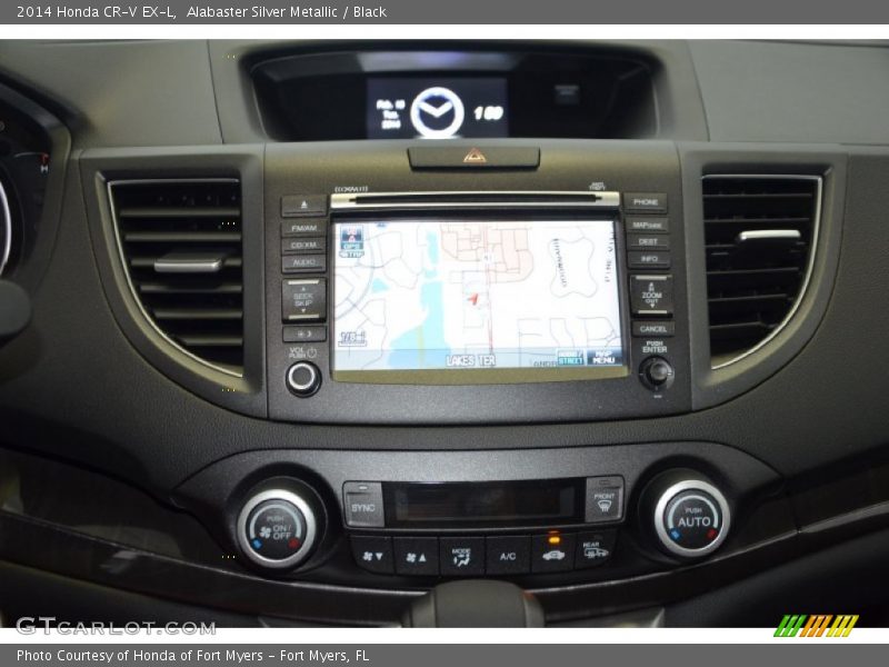 Alabaster Silver Metallic / Black 2014 Honda CR-V EX-L