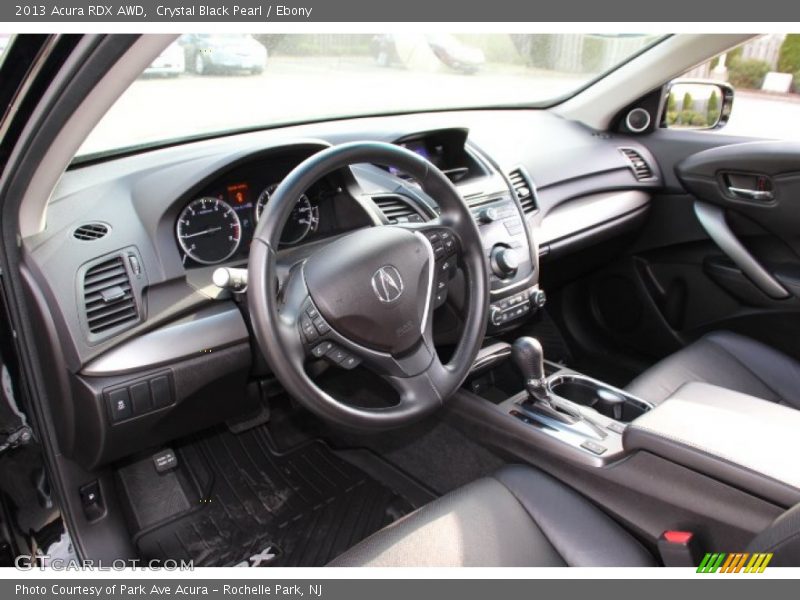 Crystal Black Pearl / Ebony 2013 Acura RDX AWD