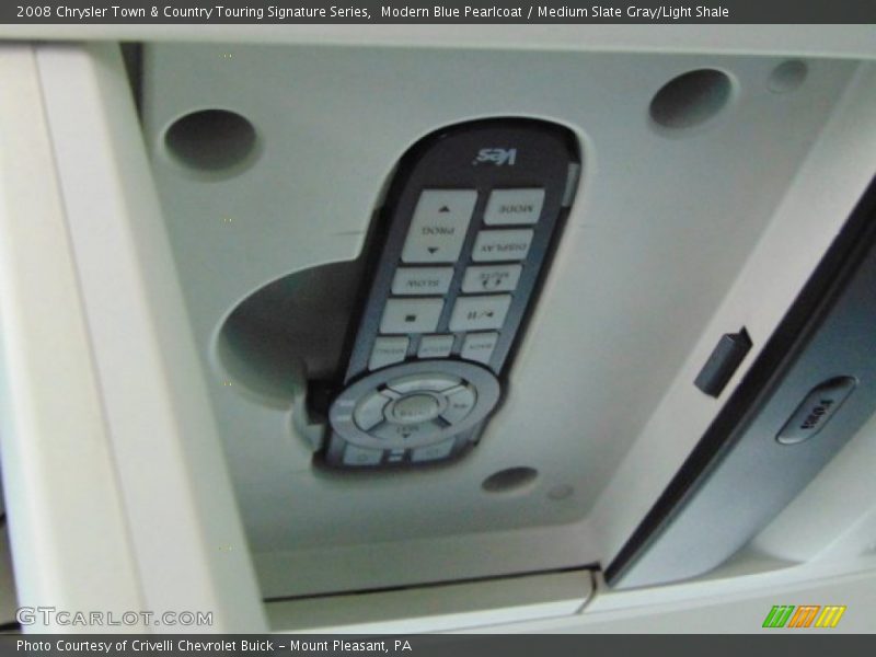 Modern Blue Pearlcoat / Medium Slate Gray/Light Shale 2008 Chrysler Town & Country Touring Signature Series