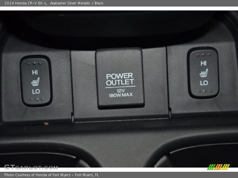 Alabaster Silver Metallic / Black 2014 Honda CR-V EX-L