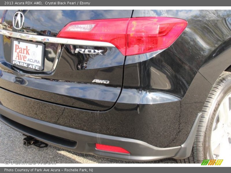 Crystal Black Pearl / Ebony 2013 Acura RDX AWD