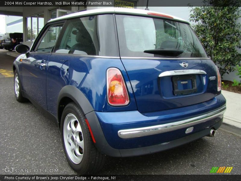 Indi Blue Metallic / Panther Black 2004 Mini Cooper Hardtop