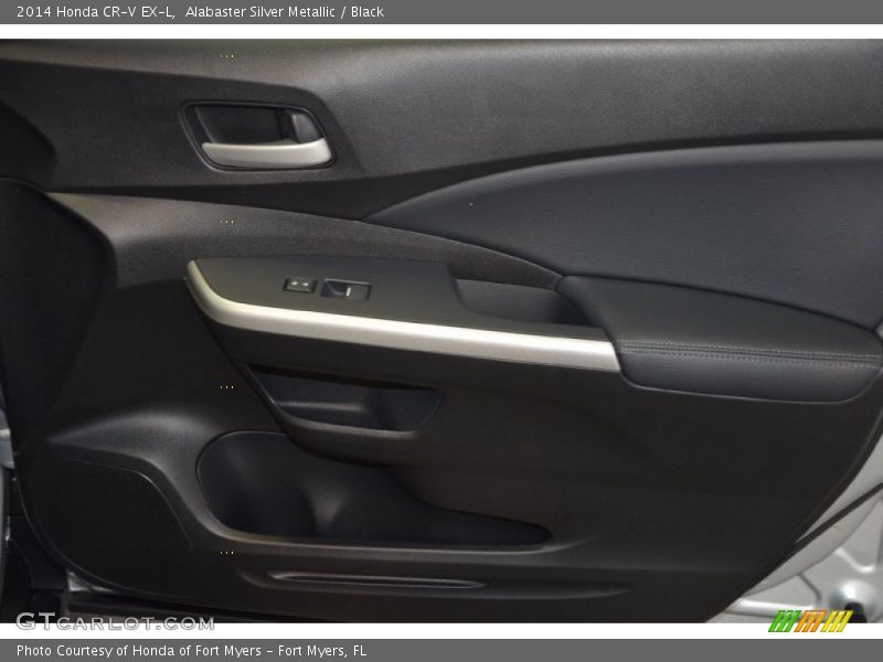 Alabaster Silver Metallic / Black 2014 Honda CR-V EX-L