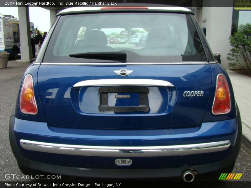 Indi Blue Metallic / Panther Black 2004 Mini Cooper Hardtop