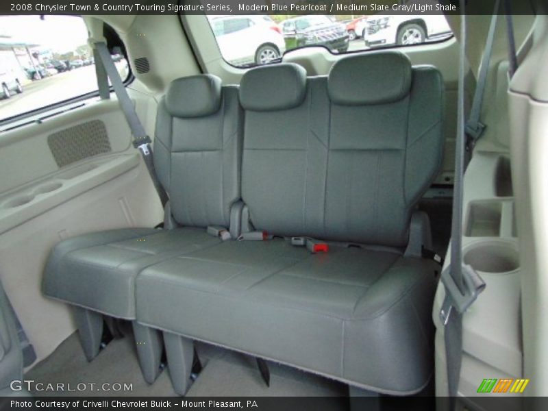 Modern Blue Pearlcoat / Medium Slate Gray/Light Shale 2008 Chrysler Town & Country Touring Signature Series