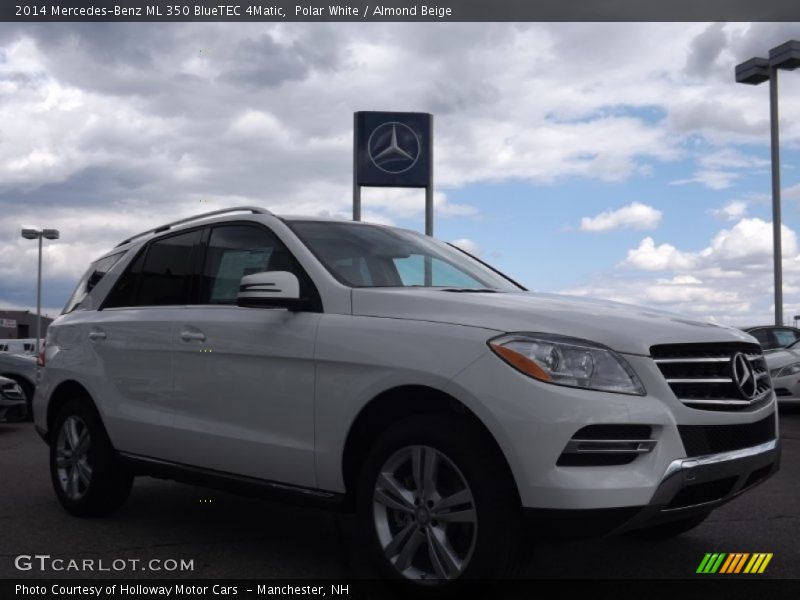 Polar White / Almond Beige 2014 Mercedes-Benz ML 350 BlueTEC 4Matic