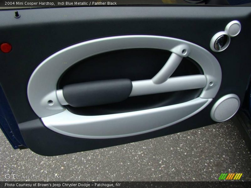 Indi Blue Metallic / Panther Black 2004 Mini Cooper Hardtop