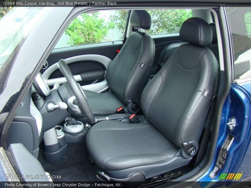 Indi Blue Metallic / Panther Black 2004 Mini Cooper Hardtop
