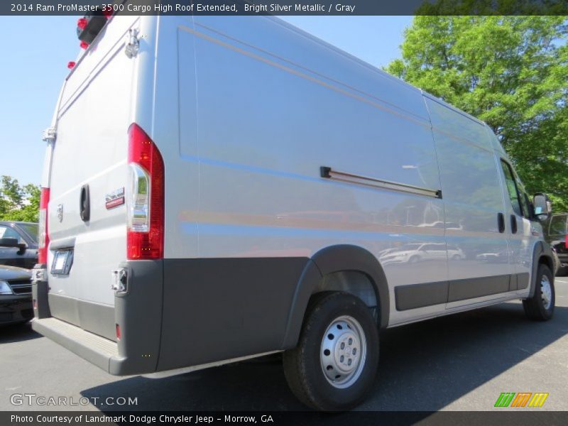 Bright Silver Metallic / Gray 2014 Ram ProMaster 3500 Cargo High Roof Extended