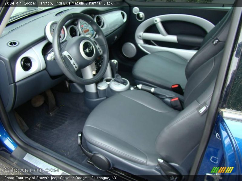 Indi Blue Metallic / Panther Black 2004 Mini Cooper Hardtop