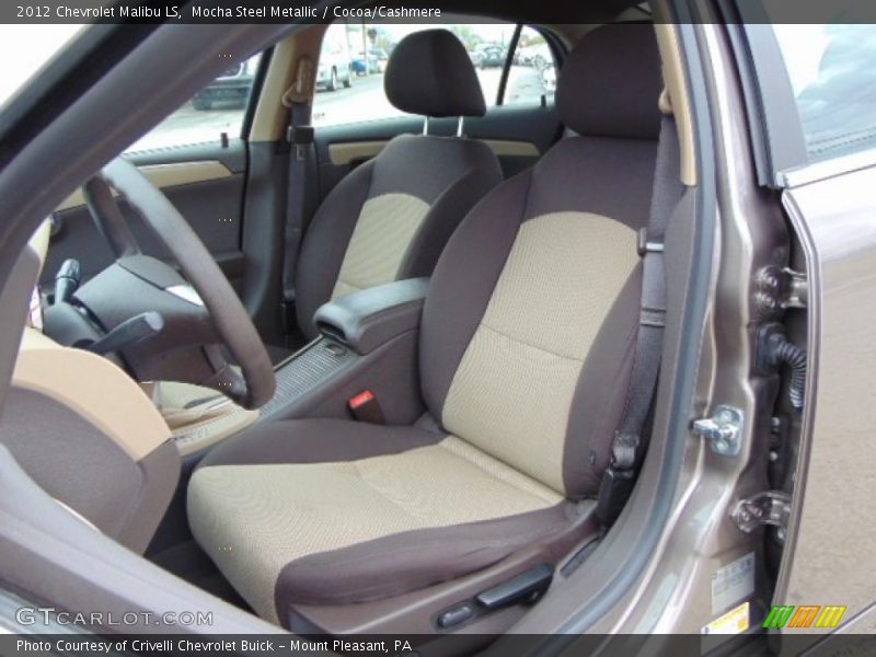 Mocha Steel Metallic / Cocoa/Cashmere 2012 Chevrolet Malibu LS