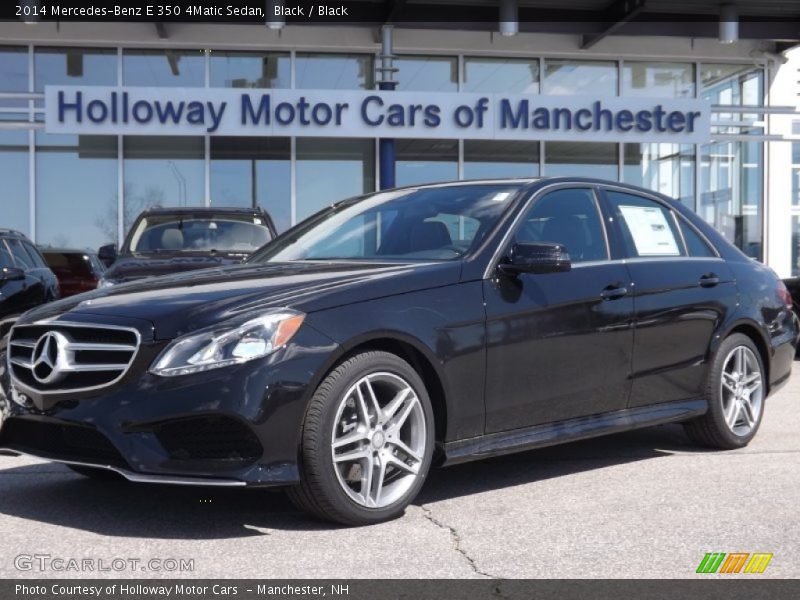 Black / Black 2014 Mercedes-Benz E 350 4Matic Sedan