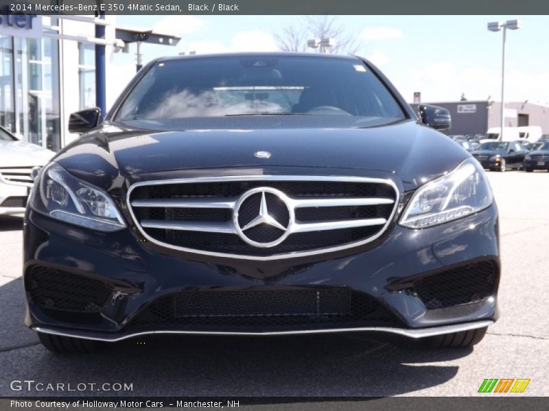 Black / Black 2014 Mercedes-Benz E 350 4Matic Sedan