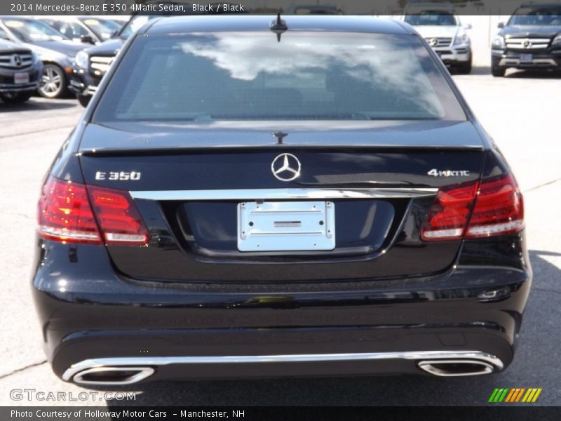 Black / Black 2014 Mercedes-Benz E 350 4Matic Sedan