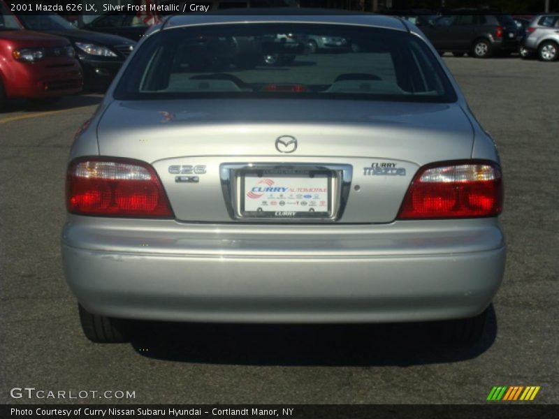 Silver Frost Metallic / Gray 2001 Mazda 626 LX