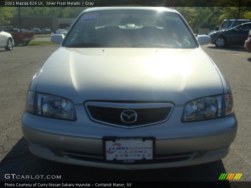Silver Frost Metallic / Gray 2001 Mazda 626 LX