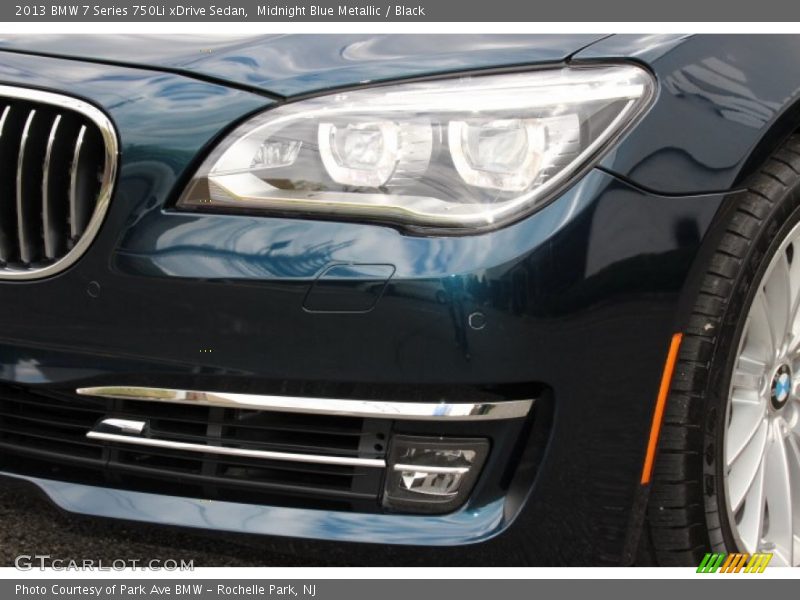 Midnight Blue Metallic / Black 2013 BMW 7 Series 750Li xDrive Sedan