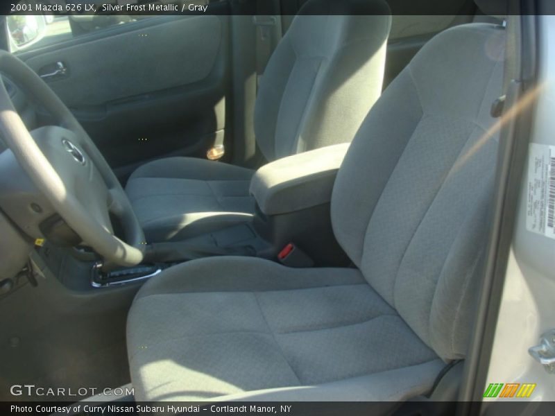 Silver Frost Metallic / Gray 2001 Mazda 626 LX