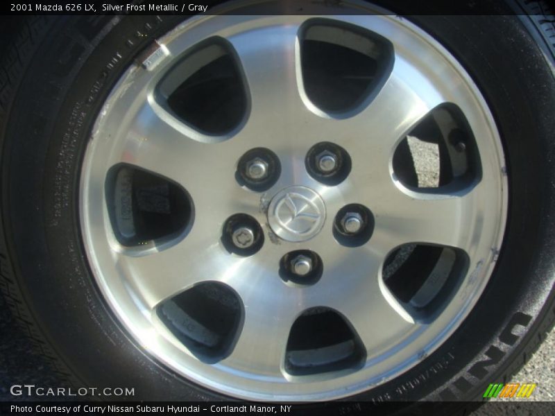 Silver Frost Metallic / Gray 2001 Mazda 626 LX