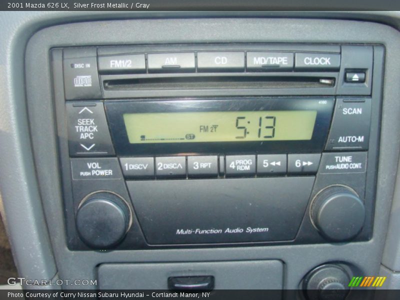 Silver Frost Metallic / Gray 2001 Mazda 626 LX