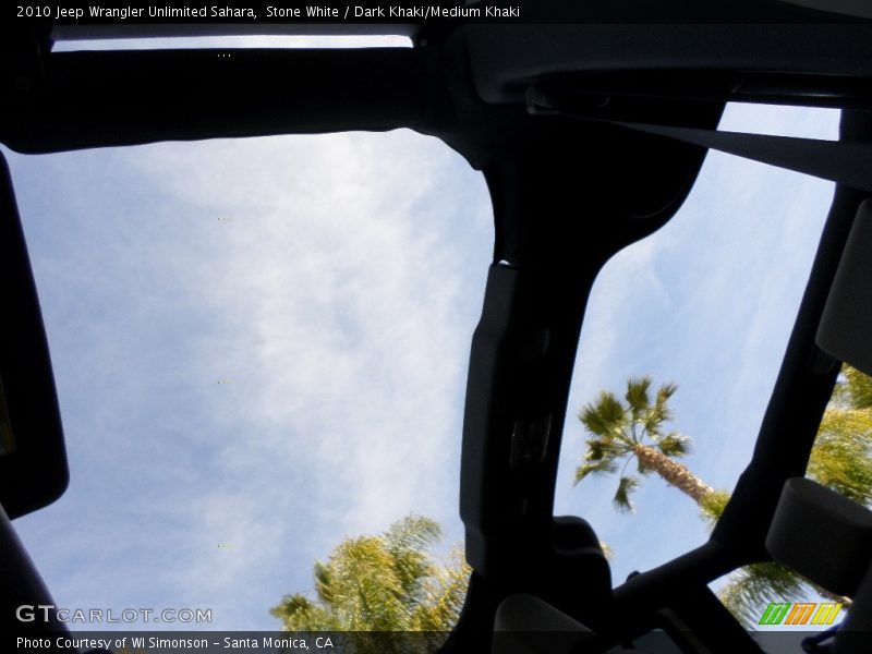 Stone White / Dark Khaki/Medium Khaki 2010 Jeep Wrangler Unlimited Sahara