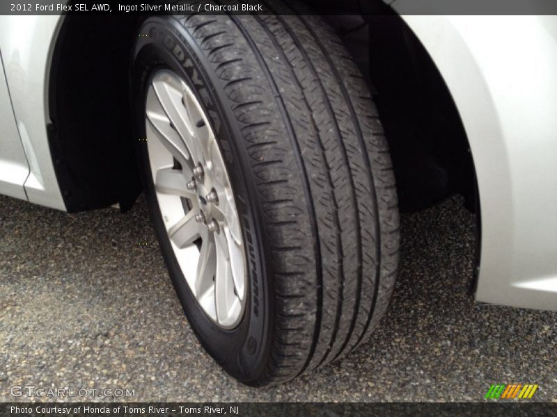 Ingot Silver Metallic / Charcoal Black 2012 Ford Flex SEL AWD
