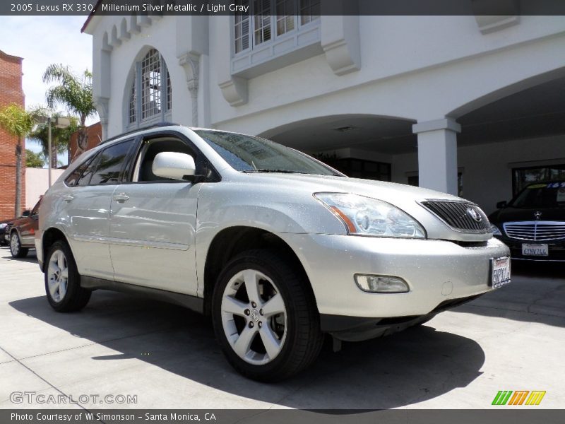 Millenium Silver Metallic / Light Gray 2005 Lexus RX 330