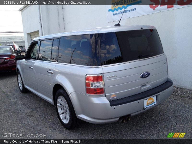 Ingot Silver Metallic / Charcoal Black 2012 Ford Flex SEL AWD