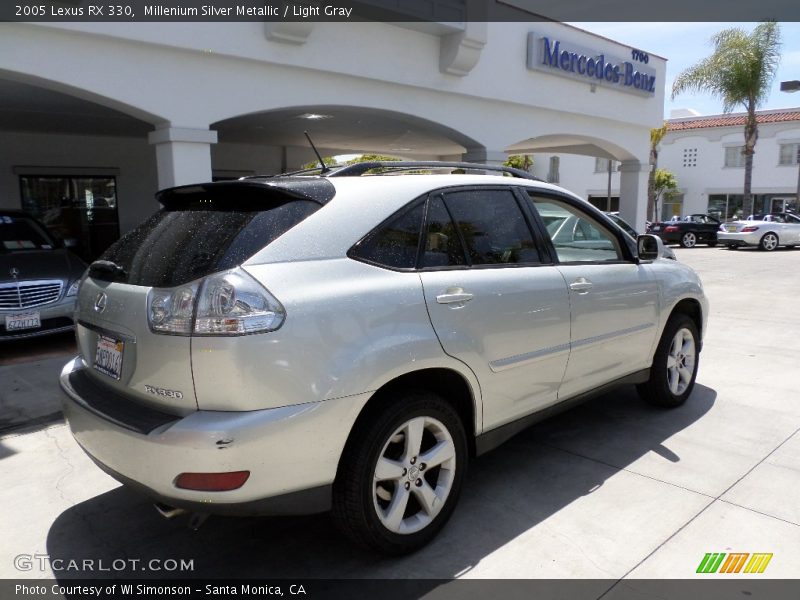 Millenium Silver Metallic / Light Gray 2005 Lexus RX 330