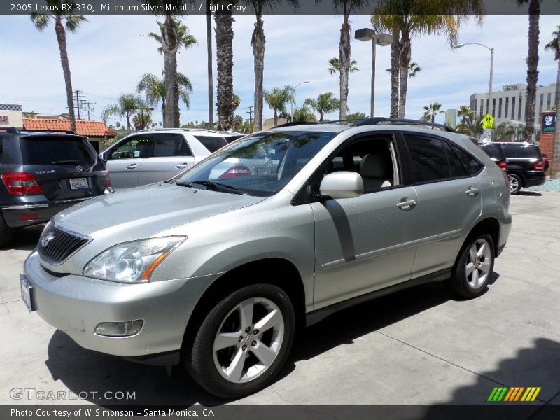 Millenium Silver Metallic / Light Gray 2005 Lexus RX 330