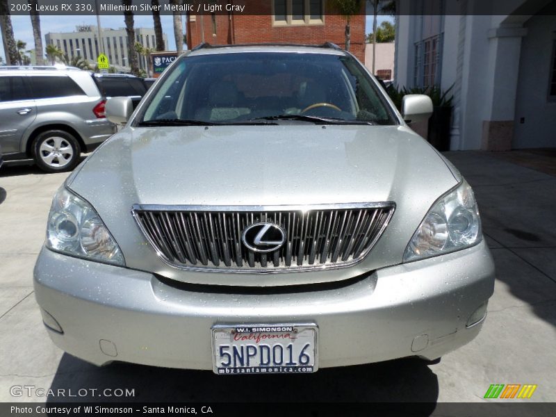 Millenium Silver Metallic / Light Gray 2005 Lexus RX 330