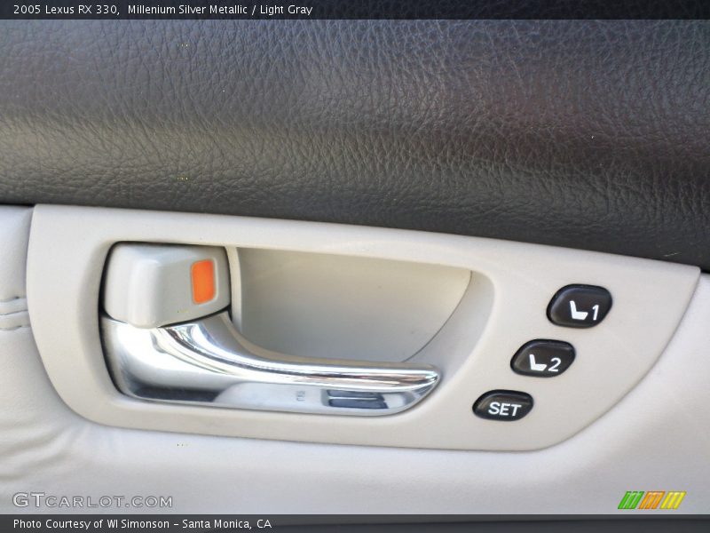 Millenium Silver Metallic / Light Gray 2005 Lexus RX 330