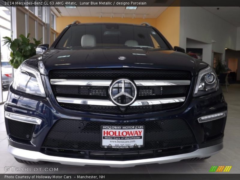 Lunar Blue Metallic / designo Porcelain 2014 Mercedes-Benz GL 63 AMG 4Matic