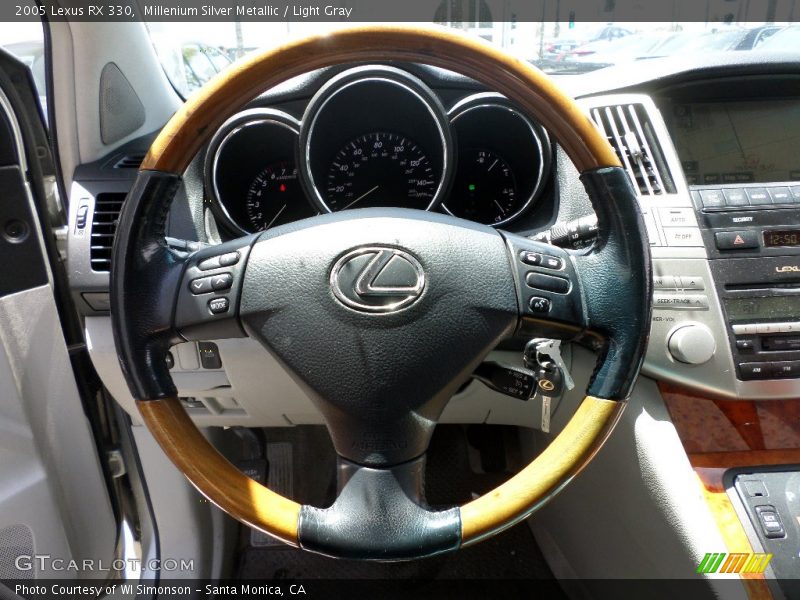 Millenium Silver Metallic / Light Gray 2005 Lexus RX 330