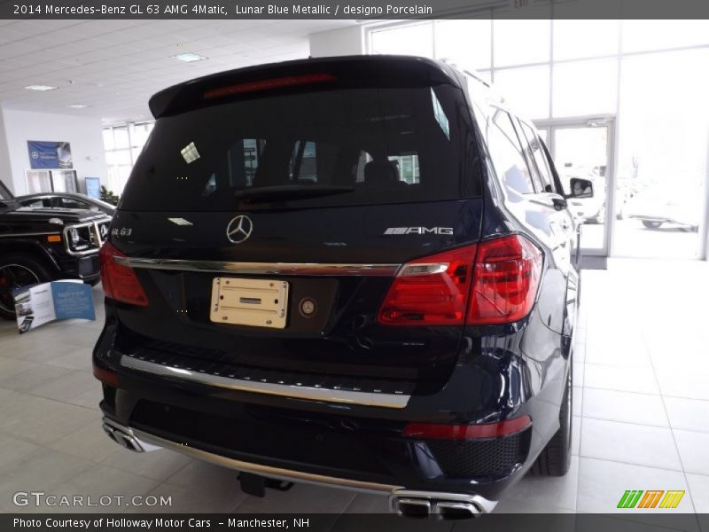 Lunar Blue Metallic / designo Porcelain 2014 Mercedes-Benz GL 63 AMG 4Matic