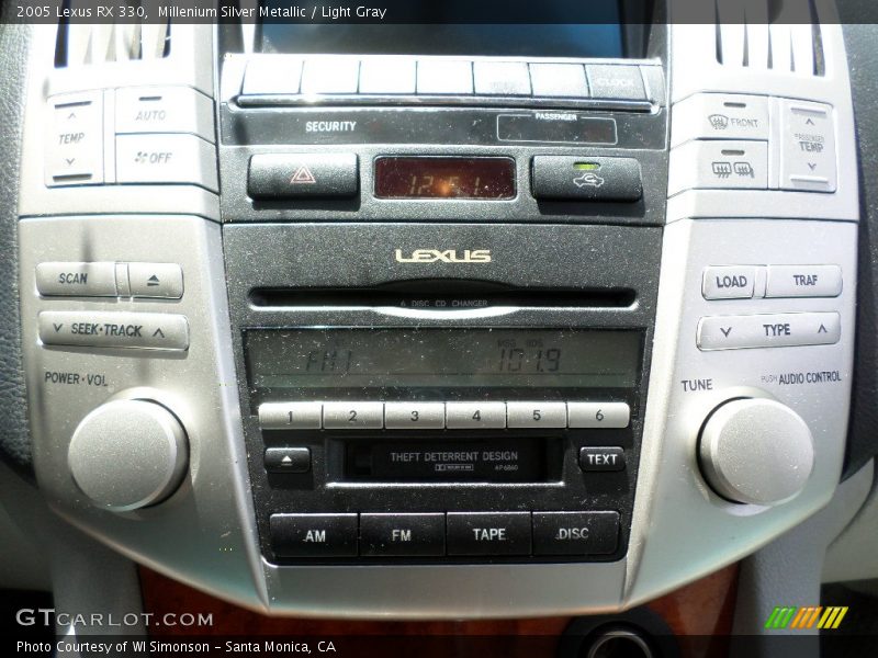 Millenium Silver Metallic / Light Gray 2005 Lexus RX 330