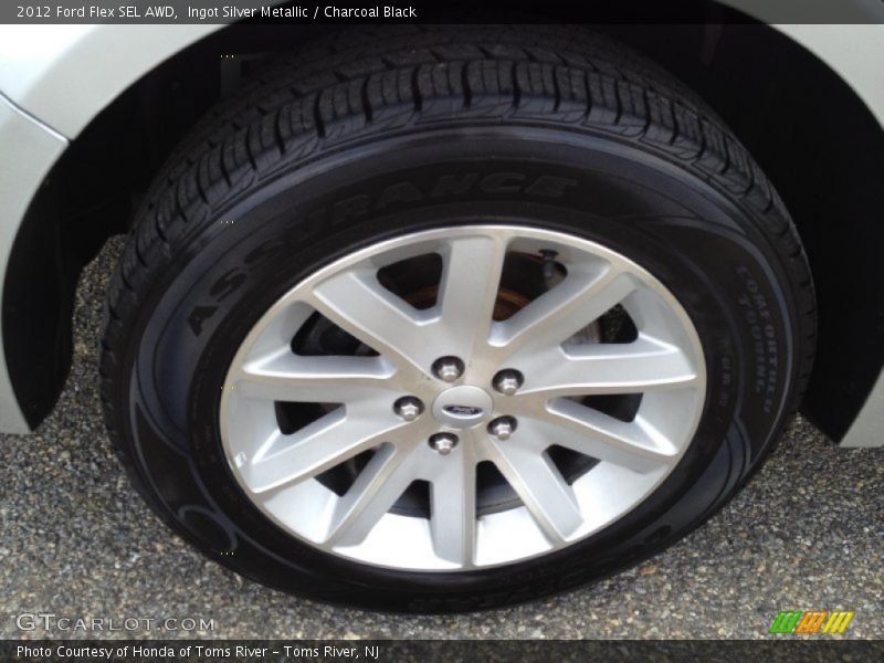 Ingot Silver Metallic / Charcoal Black 2012 Ford Flex SEL AWD