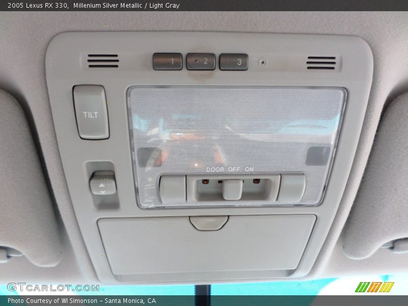 Millenium Silver Metallic / Light Gray 2005 Lexus RX 330