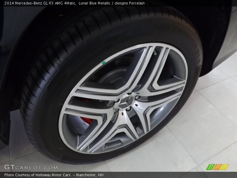 Lunar Blue Metallic / designo Porcelain 2014 Mercedes-Benz GL 63 AMG 4Matic