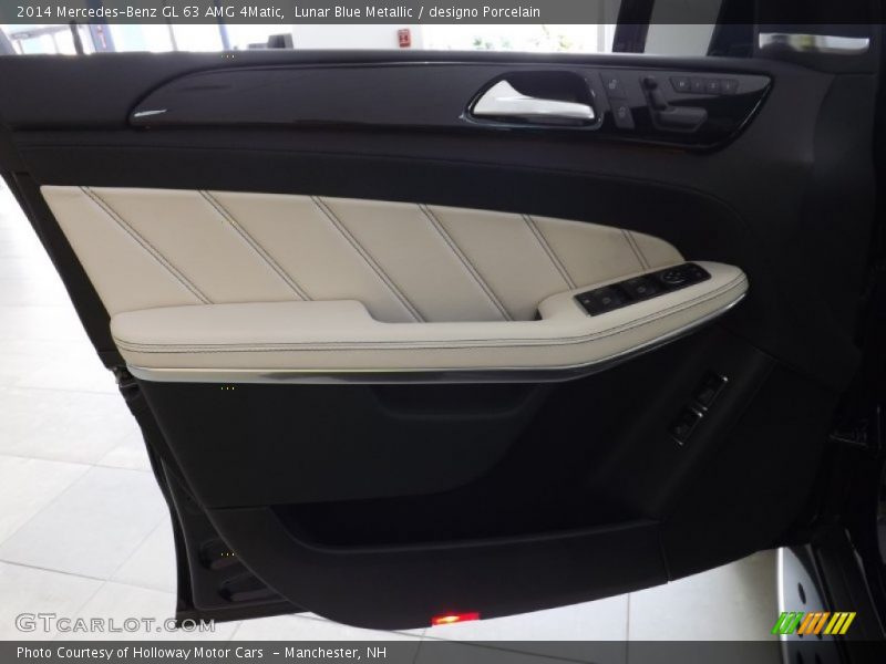 Lunar Blue Metallic / designo Porcelain 2014 Mercedes-Benz GL 63 AMG 4Matic