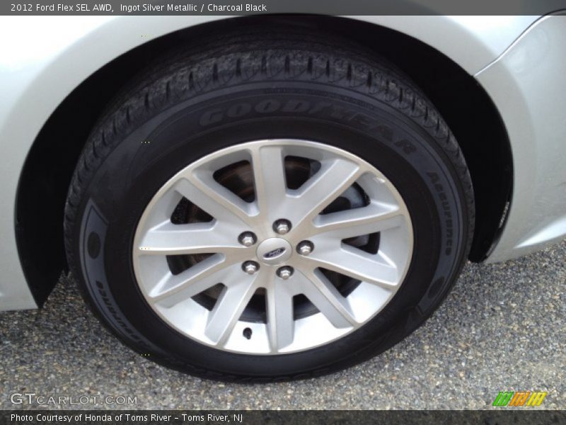 Ingot Silver Metallic / Charcoal Black 2012 Ford Flex SEL AWD