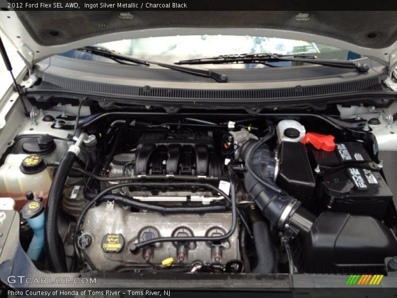 Ingot Silver Metallic / Charcoal Black 2012 Ford Flex SEL AWD