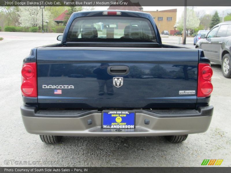 Patriot Blue Pearl / Medium Slate Gray 2006 Dodge Dakota ST Club Cab